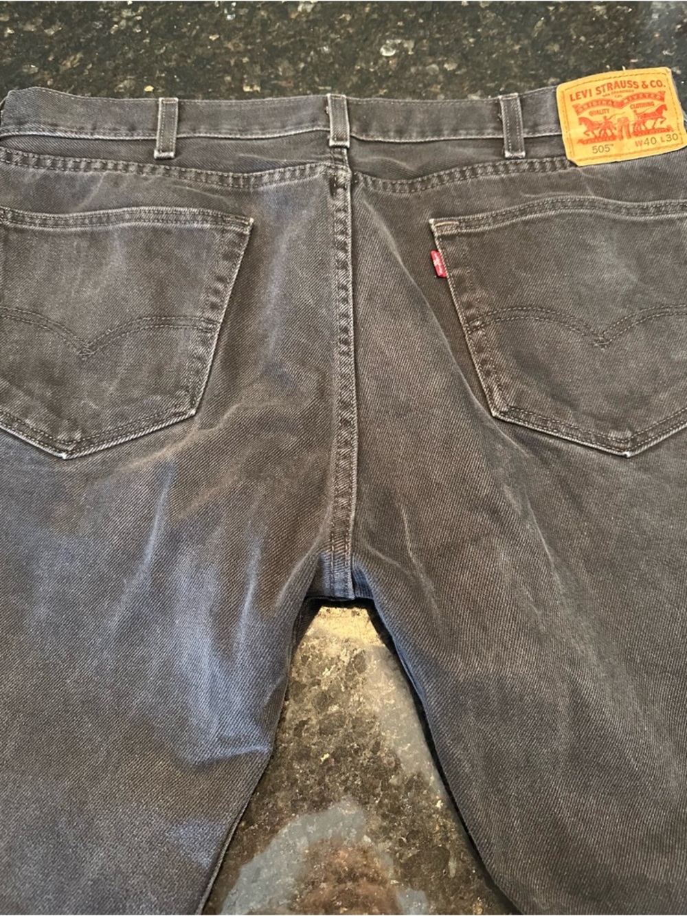 Levi's Men's Relaxed Straight Jeans - Charcoal